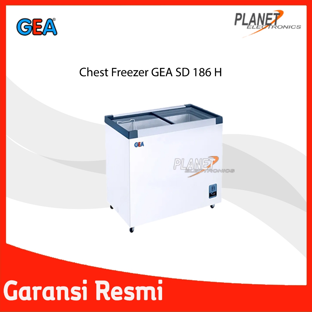 Jual Chest Freezer Sliding Glass Liter Gea Sd H Shopee Indonesia