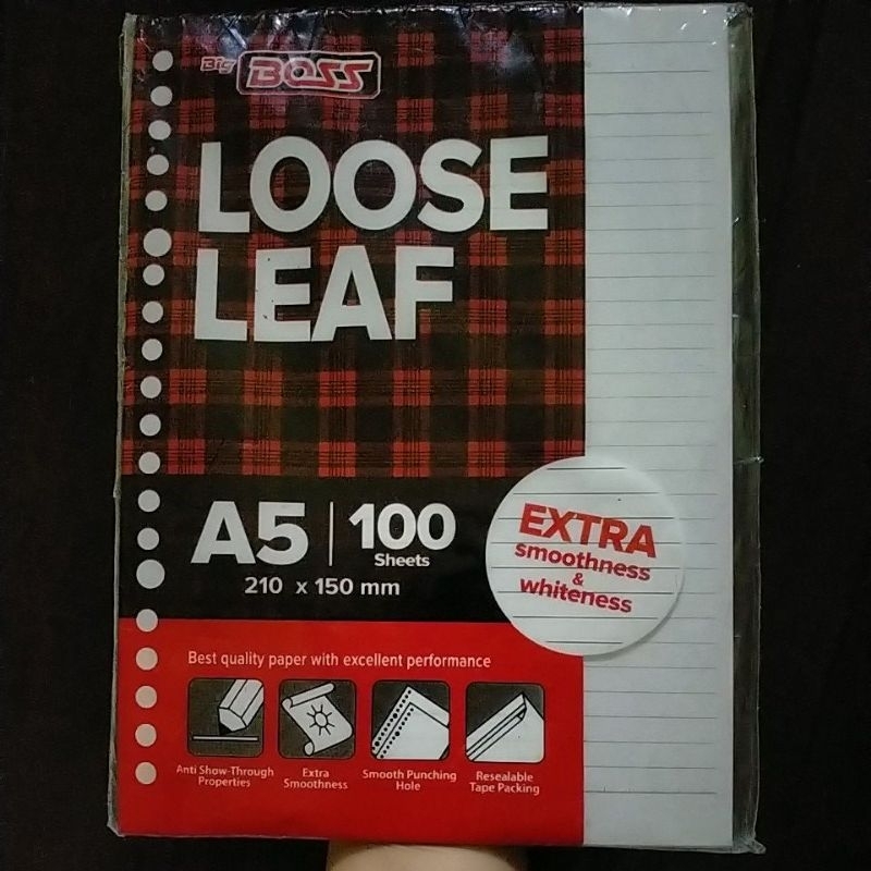 Jual Loose Leaf Big Boss Isi Binder 100 Lembar | Shopee Indonesia