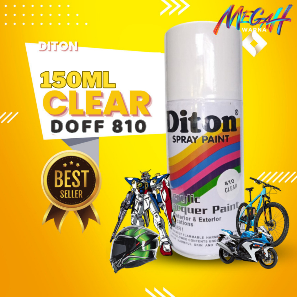 Jual Pilok Pilox Diton Clear Doff / Pernis Pernish Dop (810) 150cc redi ...