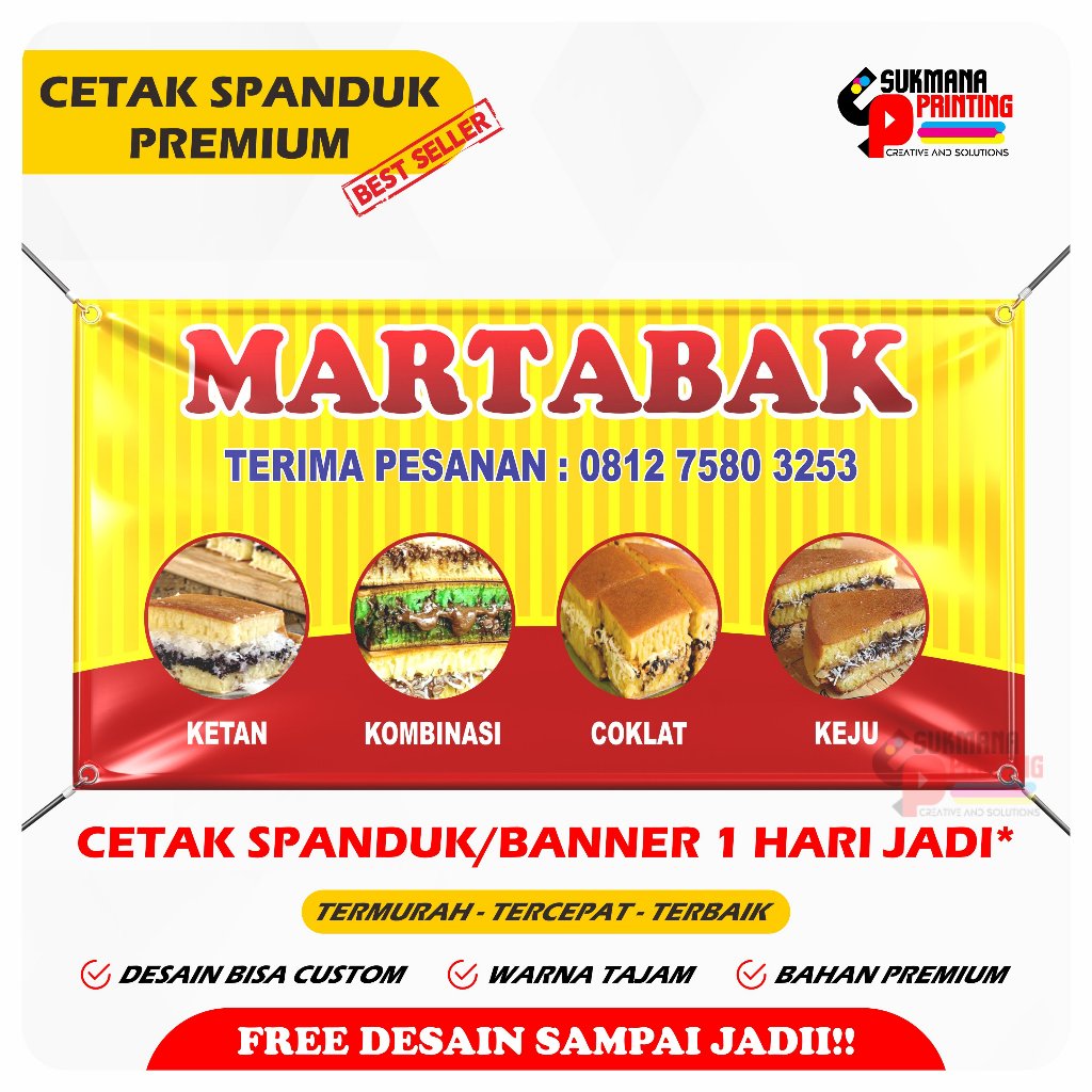 Jual Cetak Spanduk Banner Jual Martabak Manis Martabak Telor Martabak Bangka Martabak Custom 6448