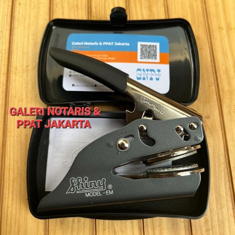 Jual Stempel Embos Notaris dan PPAT Stempel Emboss INI dan IPPAT ...