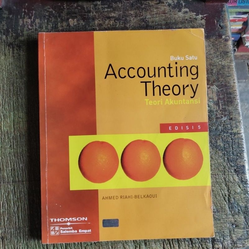 Jual Buku Accounting Theory (Teori Akuntansi) Buku 1 Edisi 5 (original ...