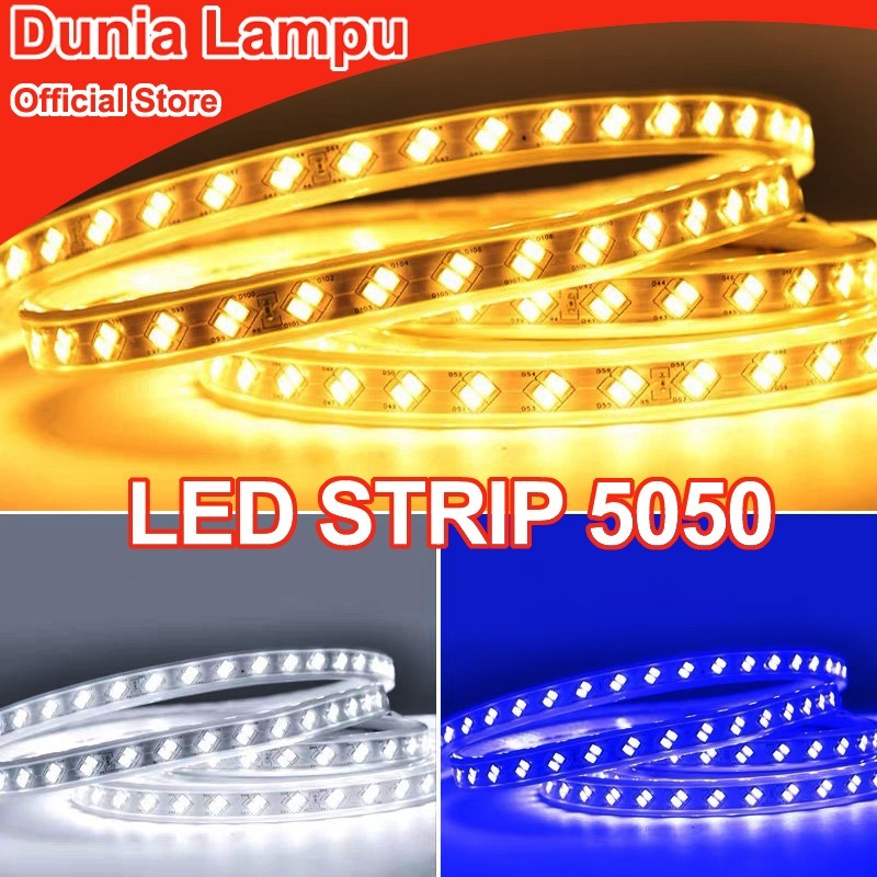 Jual DUNIA LAMPU LED STRIP METERAN, LED STRIP OUTDOOR LED STRIP 3 WARNA