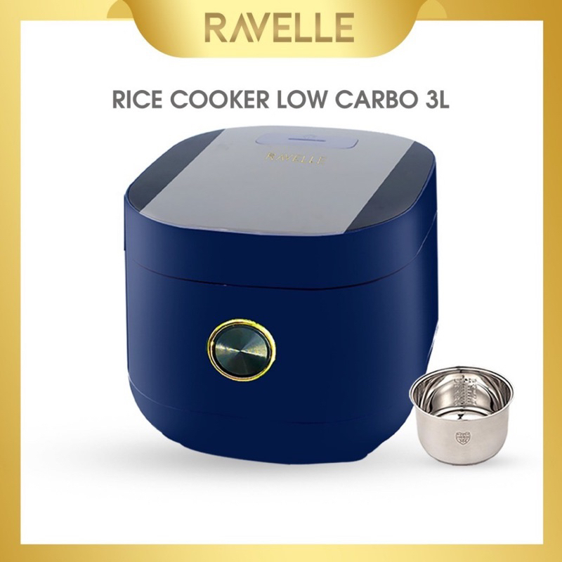 Jual Ravelle Rice Cooker Digital Low Carbo 3 Liter Penanak Nasi Low