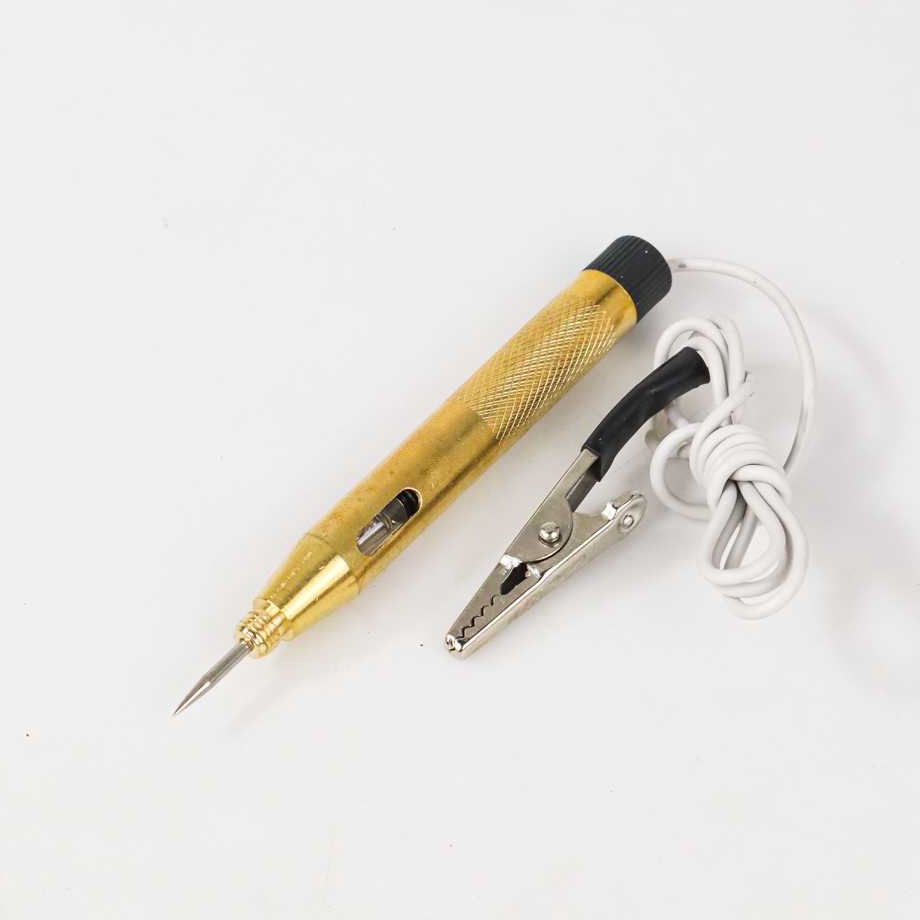 Jual ↔ Test Pen Deteksi Arus Listrik Aki Mobil Motor Tespen DC 6V-24V