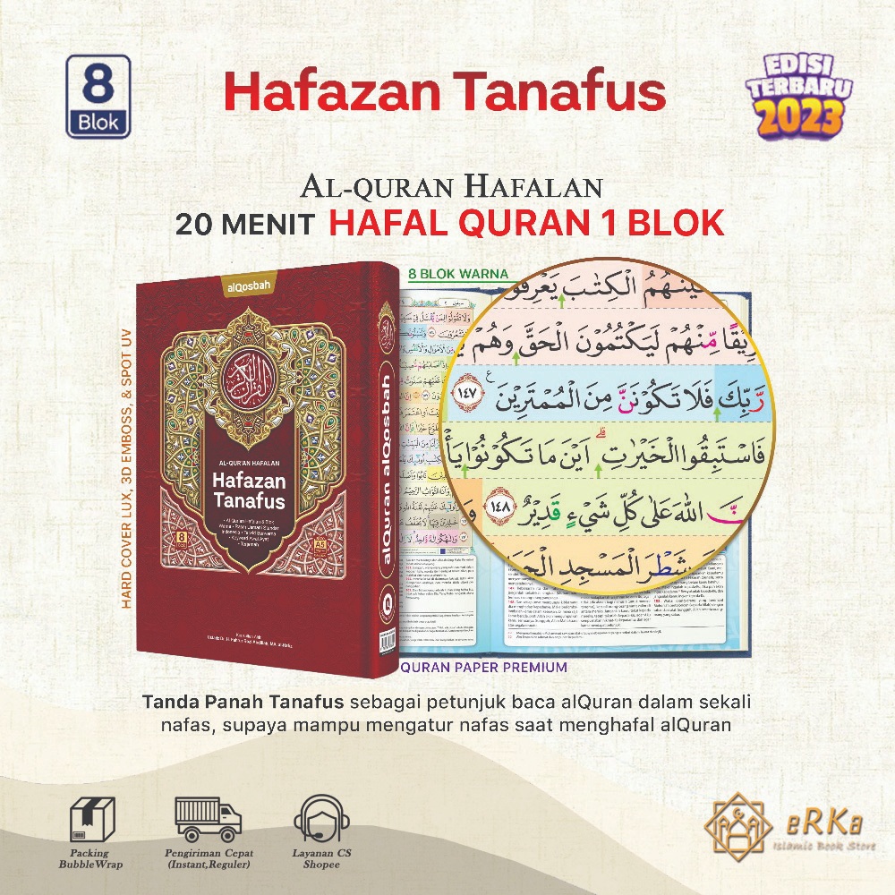 Jual Al Quran Hafazan Tanafus Al Quran Besar Tajwid Hafalan Hafazan