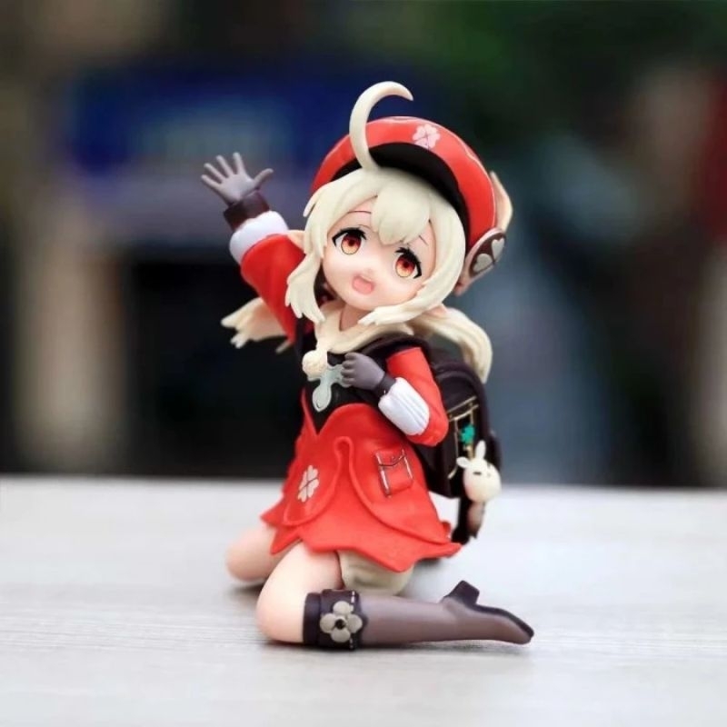 Figurine Klee Genshin Impact - 17 Cm - PVC - Statue D'action Collection - Décoration Anime - Cadeau Fan