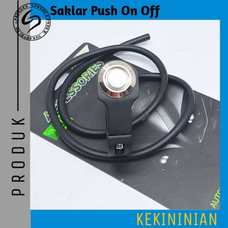 Jual Switch Saklar Push On Off Stang Motor Logo Power LX-TRIX ADC PCX ...