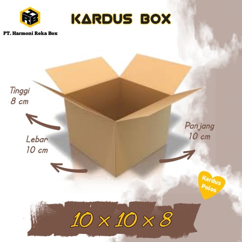 Jual Kardus Box Packing Kardus Kecil Kardus Paket Polos Ukuran 10x10x8 Cm Shopee Indonesia