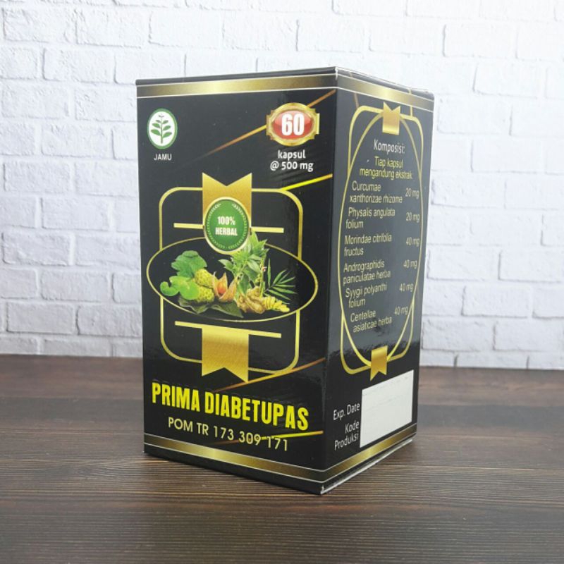 PRIMA DIABETUPAS 60 KAPSUL HERBAL DIABETES / KENCING MANIS