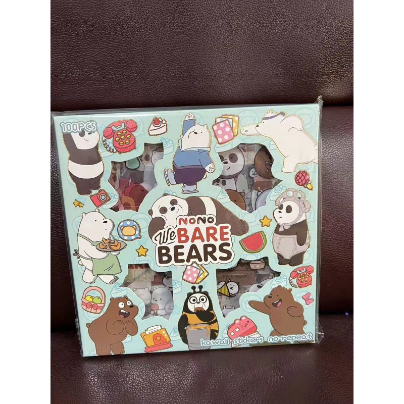 Jual Sticker Karakter Lucu We Bare Bears / Stiker Waterproof isi 100 ...