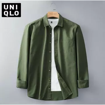 Kemeja Polos Pria Lengan Panjang Simpel Nyaman Dan Stylish