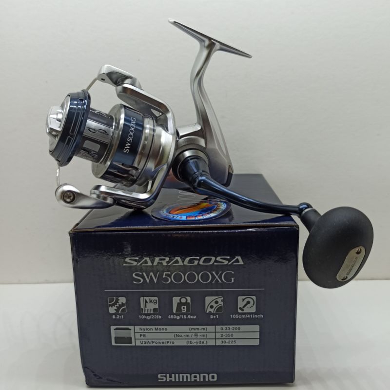 Jual Reel Laut Shimanao Saragosa SW 5000XG 6000HG Model 2020 | Shopee  Indonesia