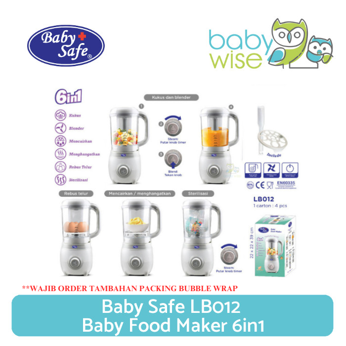 Jual Baby Safe LB012 Baby Food Maker 6in1 Shopee Indonesia