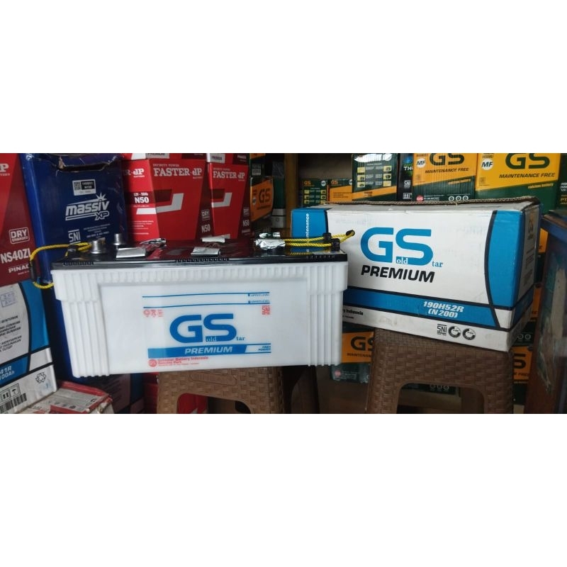 Jual aki GS basah n200 genset bus tractor lift kapal alat berat