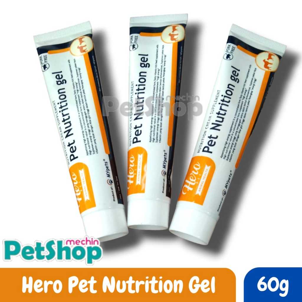 Jual Hero Pet Nutrition Gel Suplemen Anabul 60g (NO PORK) | Shopee ...
