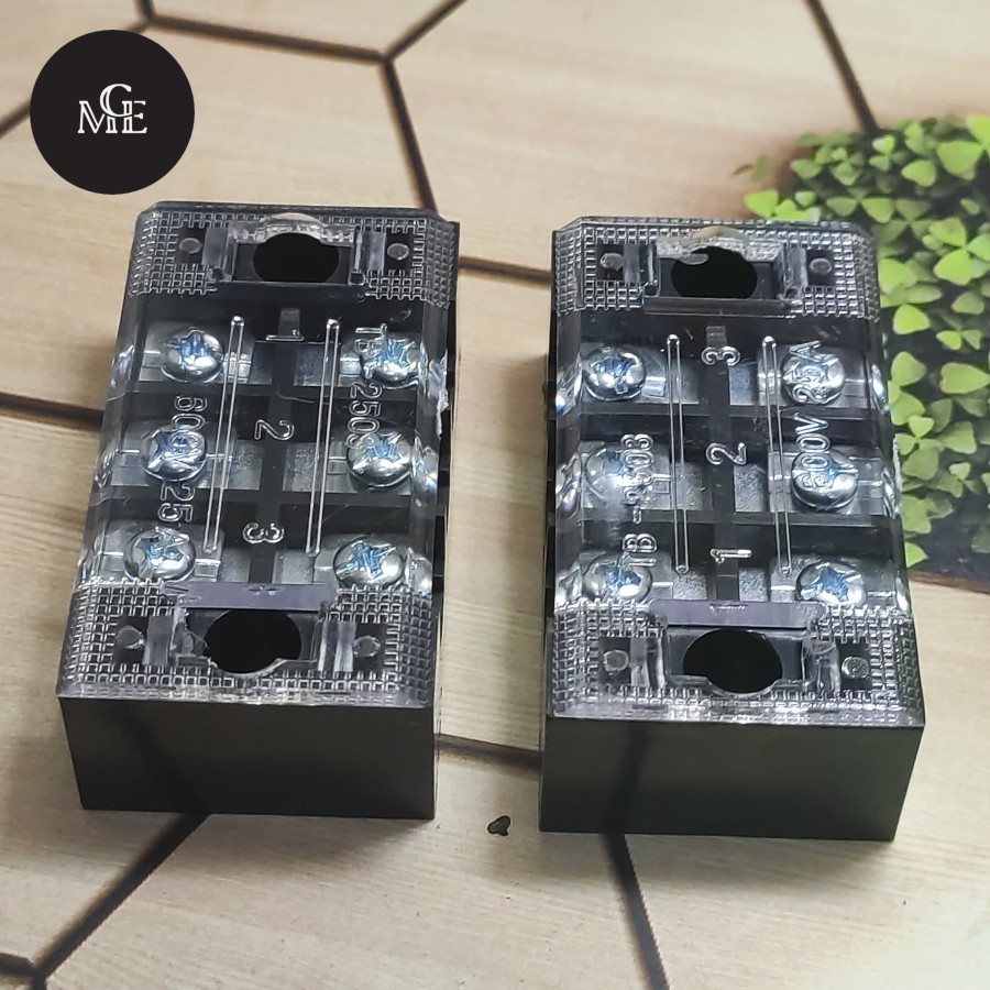 Jual Terminal Block Blok 3P 3POLE 25A TB2503 / TB-2503 VORGE Panel ...