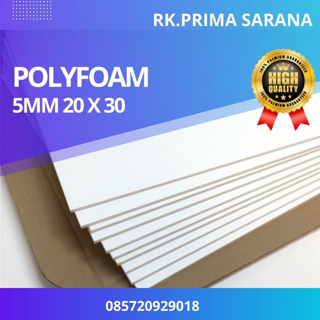 Jual BUSA POLYFOAM Tebal 5mm 20 X 30 FOAM SHEET LAPIS PACKING KEMASAN ...