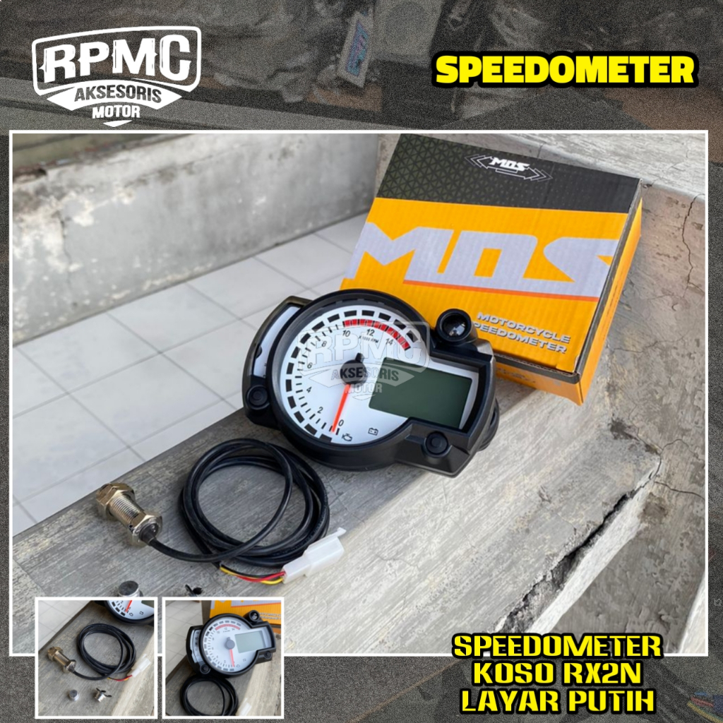 Jual SPEEDOMETER KOSO RX2N SPIDOMETER SPIDO DIGITAL SET SENSOR ...