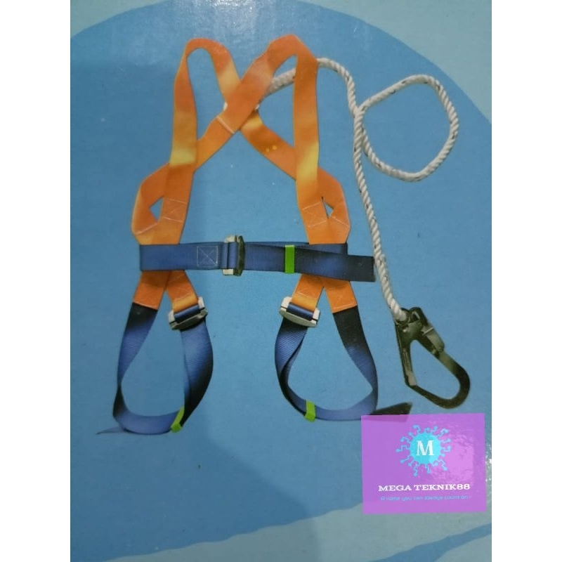 Jual FULL BODY HARNESS SINGLE HOOK POWER SAFETY Shopee Indonesia