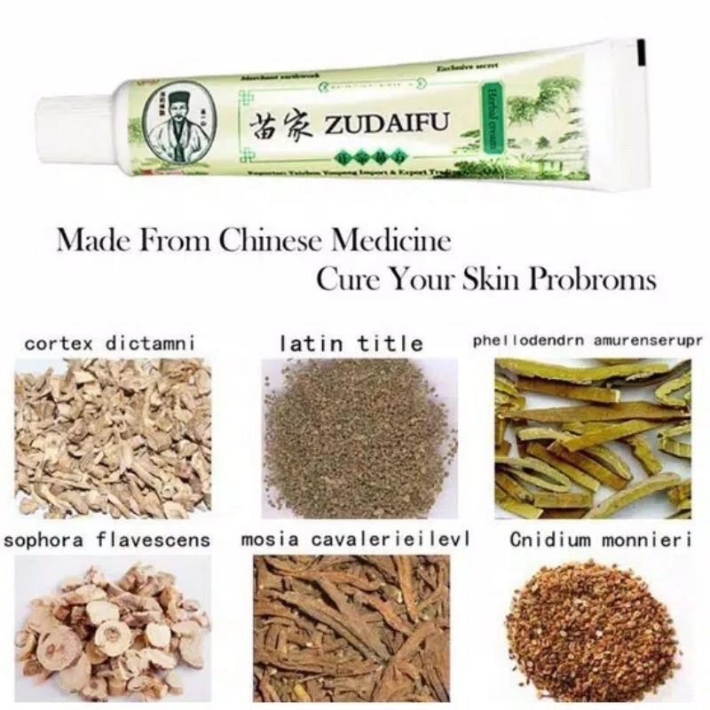 Jual Salep Herbal Zudaifu 15 Gram Obat Gatal Krim Cina China Untuk