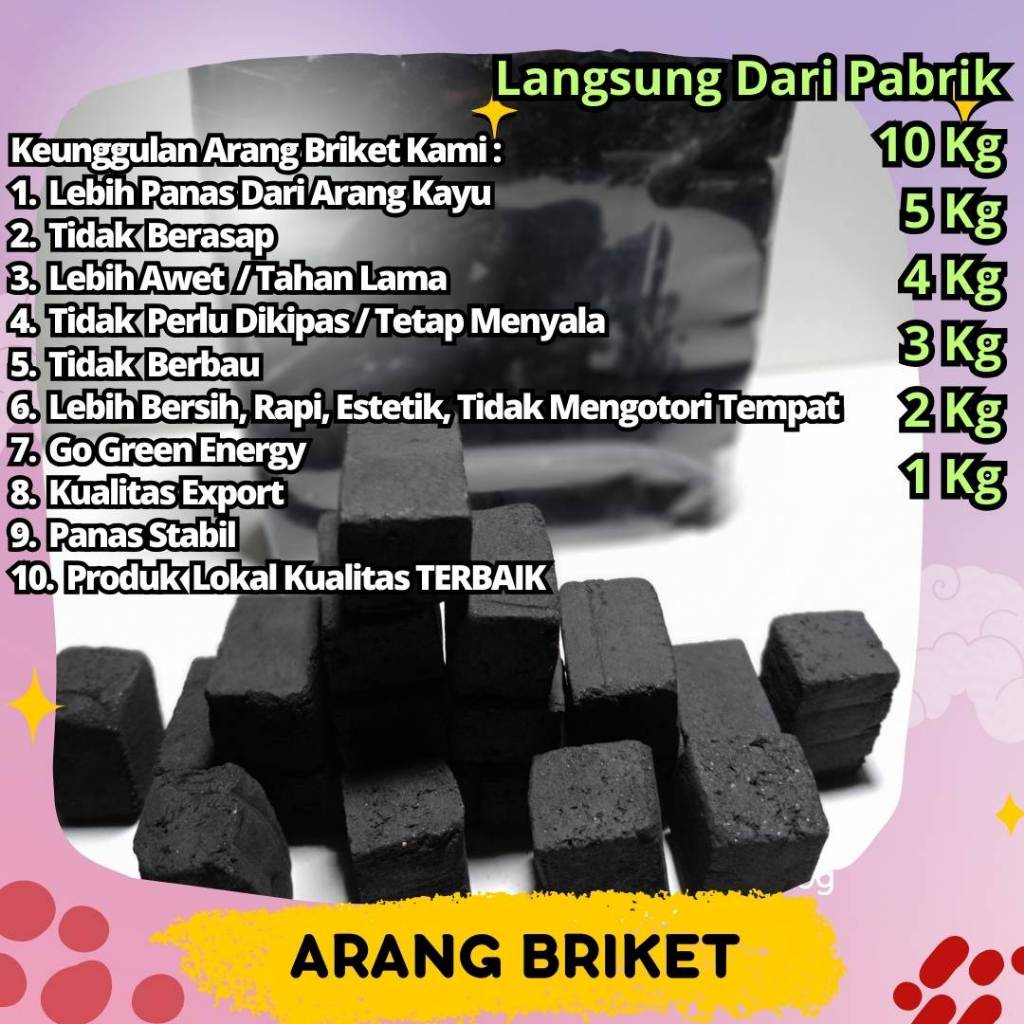 Jual Arang Batok Kelapa Arang Murni Batok Kelapa Briket Arang Batok ...