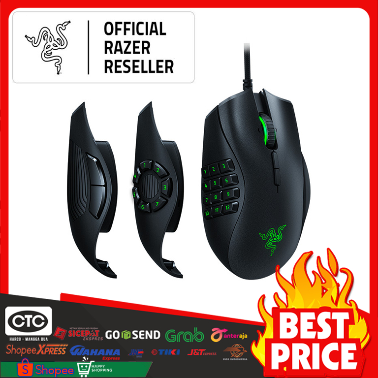Jual Mouse Gaming Razer Naga Trinity Shopee Indonesia
