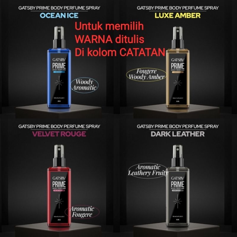 Jual GATSBY PRIME BODY PERFUME 100ml Shopee Indonesia