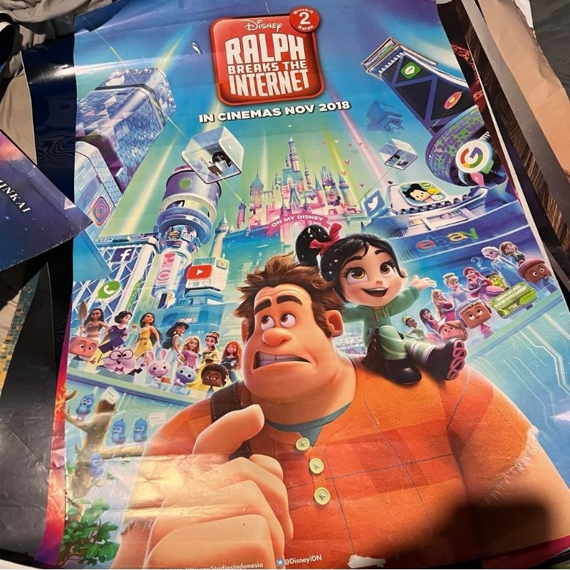 Jual Original Poster Film Bioskop Wreck It Ralph Breaks The Internet ...