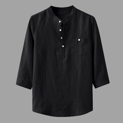 Baju Koko Pria Kurta Dewasa Jumbo Big Size XXL XXXL XXXXL XXXXXL Lengan 3/4 Premium