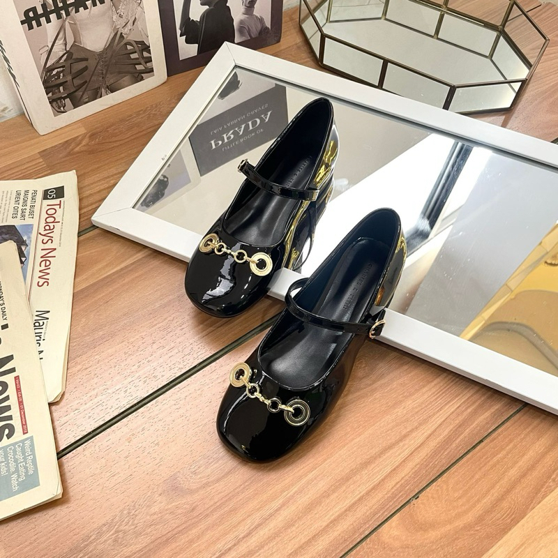 Jual Flatshoes loafers ck gloss suede import high quality fashion