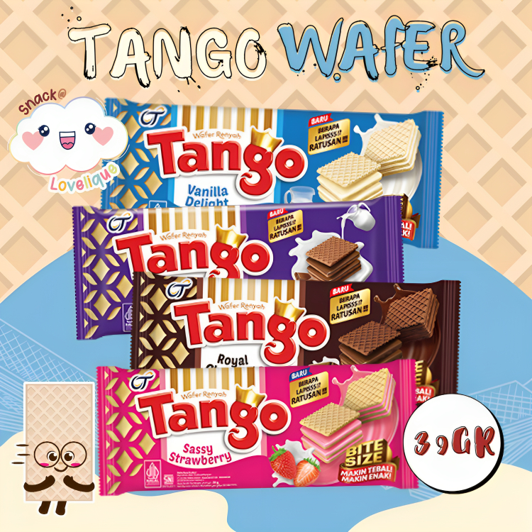 Jual Tango Wafer 39g All Variant Coklat Vanilla Strawberry