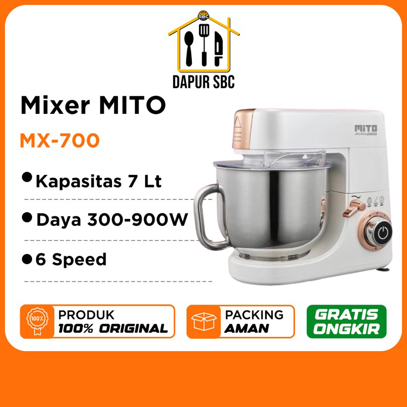 Jual Mixer MITO MX 700 / pengaduk adonan roti Shopee Indonesia