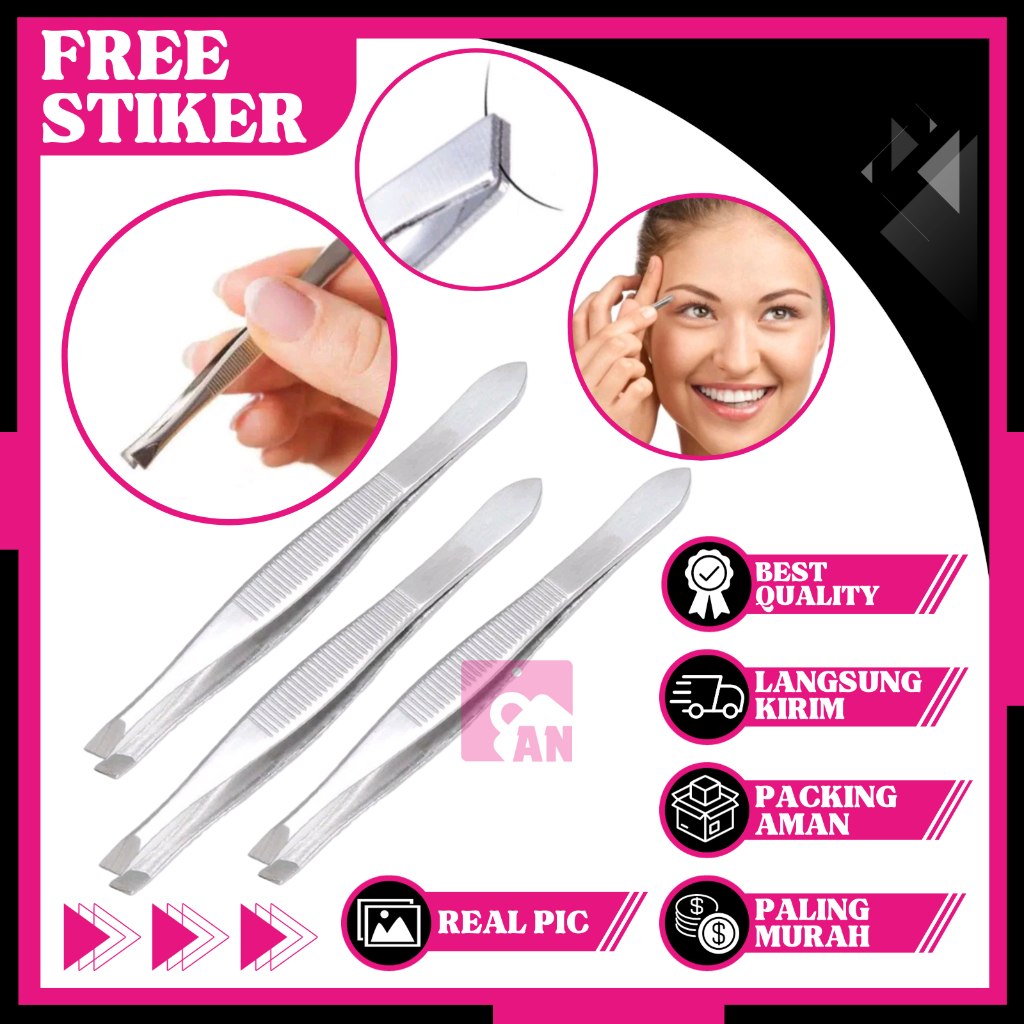 Jual 1PCS Pinset Uban Stainless Stell Pencabut Bulu Ketiak Pin Set ...