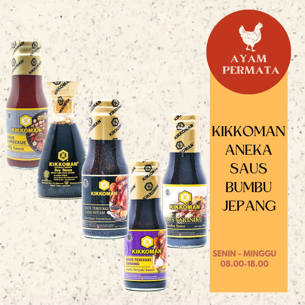 Jual Kikkoman Saus Teriyaki Lada Hitam Yakiniku Barbeque Soy Sauce