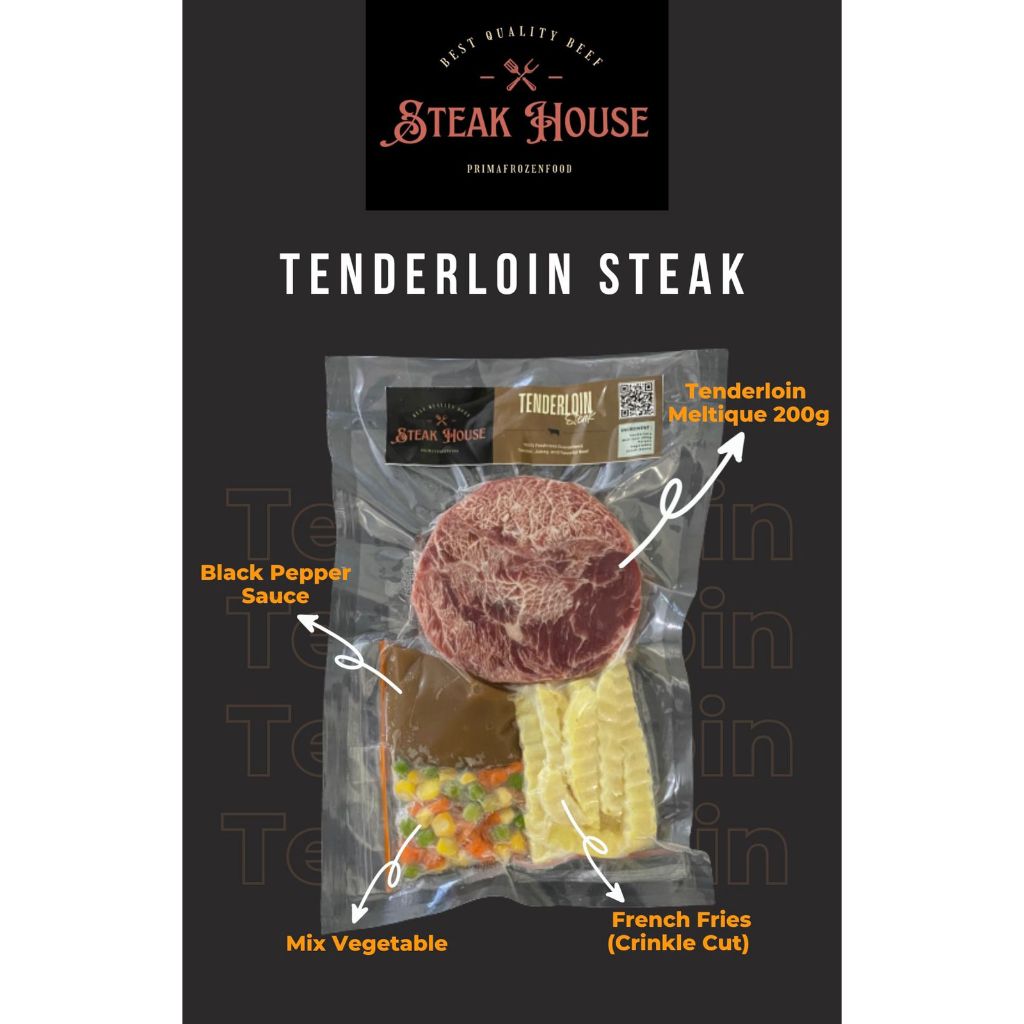 Jual Tenderloin STEAK 200g (Mushroom Sauce) | Shopee Indonesia