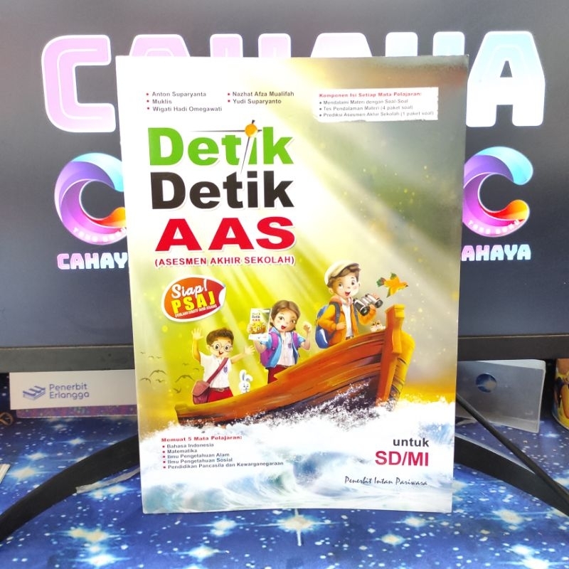 Jual BUKU DETIK DETIK AAS ASESMEN AKHIR SEKOLAH SIAP PSAJ UNTUK SD MI