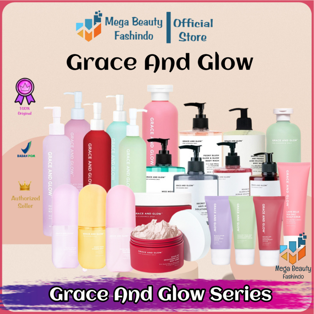 Jual GRACE AND GLOW Body Care Series Body Wash Sabun Mandi Badan