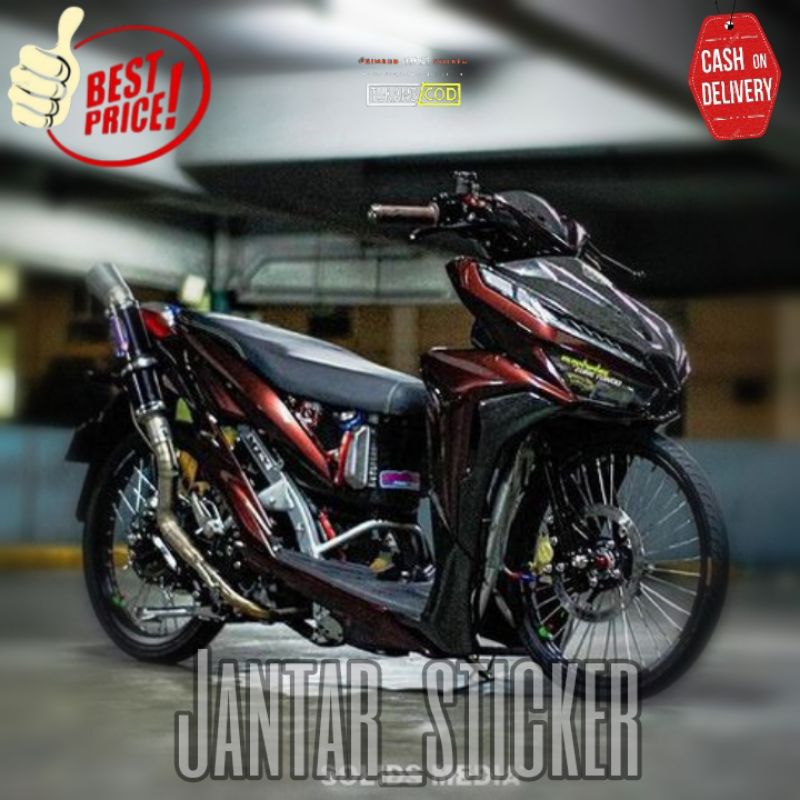 Jual Sticker Scotlite Moonlight Red Super Glossy Premium Stiker Skotlet ...