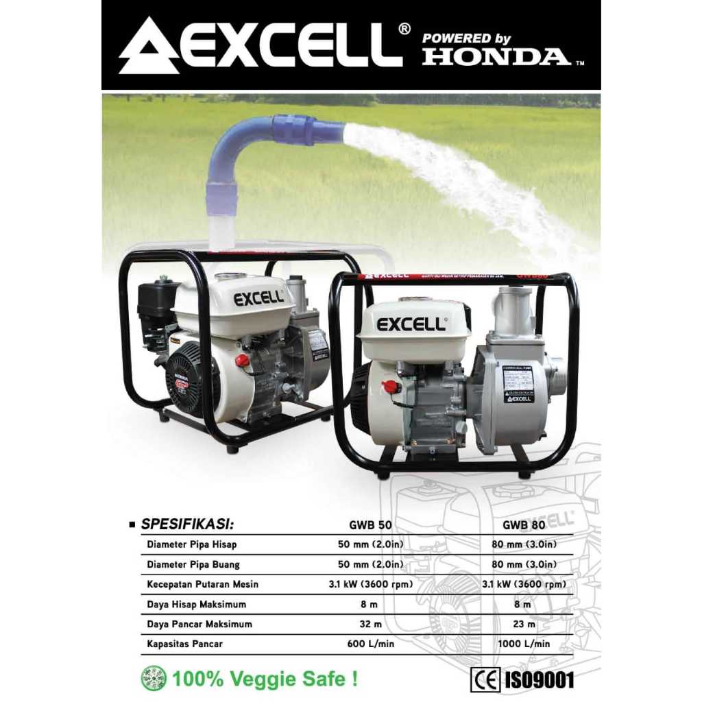 Replacement Pressure Washer Pump - Fits Excell, Mi-T-M, Briggs & More (7/8 Shaft) 9 thumbnail image