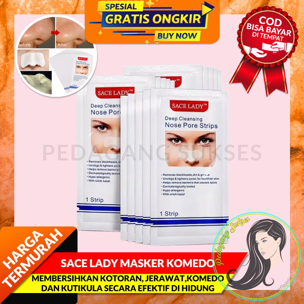 Jual [COD] SACE LADY MASKER KOMEDO SACE LADY PORE PACK NOSE PACK DEEP