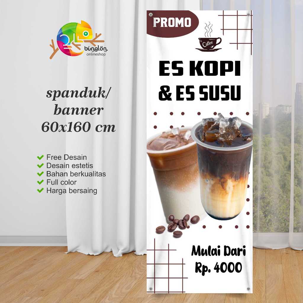 Jual Spanduk Banner 60x160 Es Teh Poci Varian Rasa Custom | Shopee ...