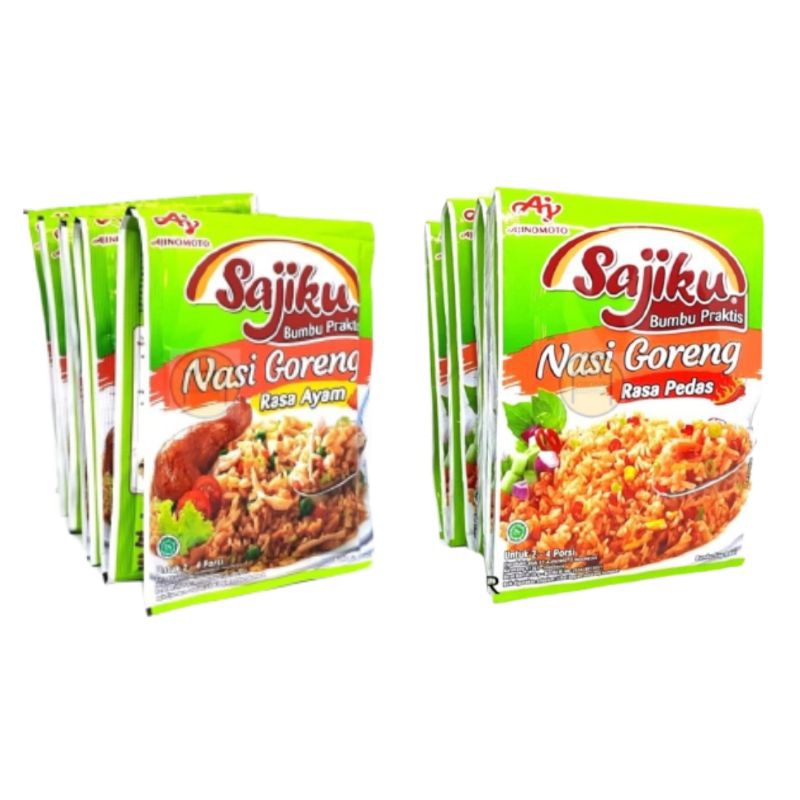 Jual Sajiku Nasi Goreng Renteng (Isi 10sachet @20gr) Ayam Pedas Renceng ...
