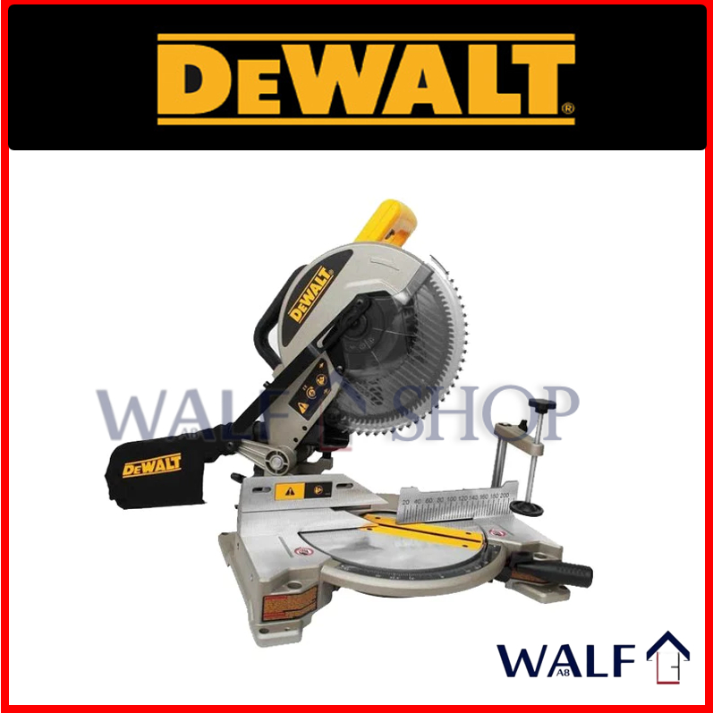 Jual Dewalt Mitre Saw DW714 Mesin Potong Alumunium Kayu | Shopee Indonesia