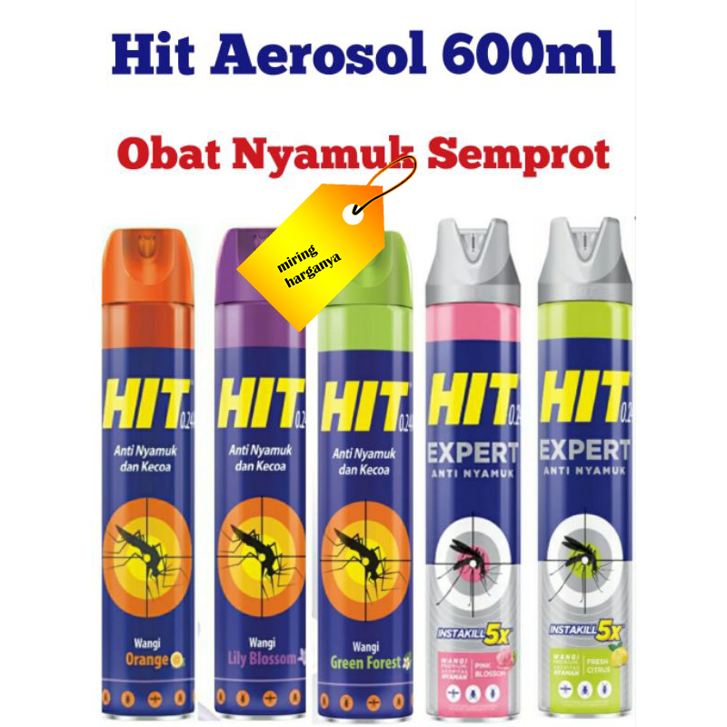 Jual Hit Aerosol Obat Nyamuk Semprot Ml Ml Shopee Indonesia