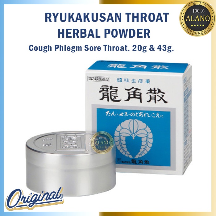 Jual Ryukakusan Throat Herbal Powder Cough Phlegm Sore Throat Original