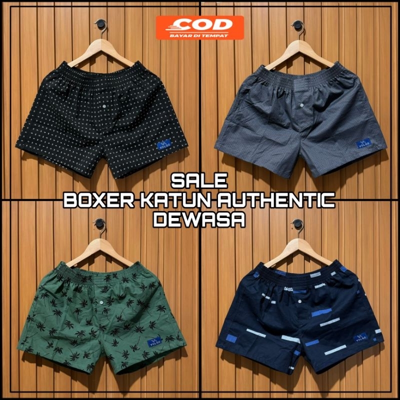 Jual BOXER PRIA DEWASA KATUN PREMIUM MOTIF PRINTING / BOKSER PRIA ...