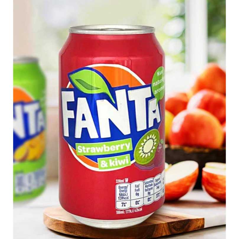 Jual Fanta Strawberry Kiwi Flavor 330 ML (Denmark) Shopee Indonesia
