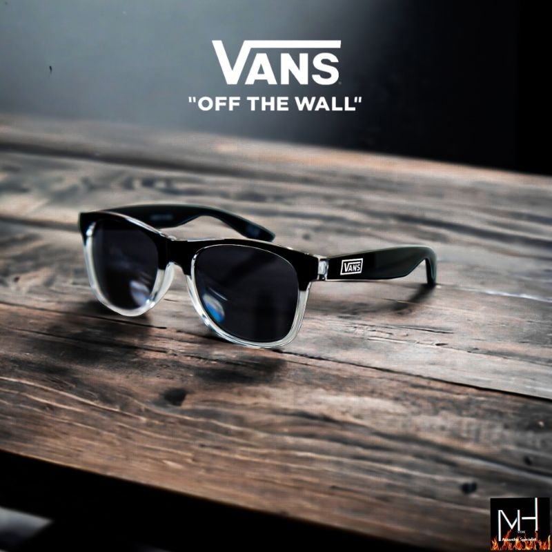 Vans Kaca Mata Original Vans Spicoli Logo Black Clear