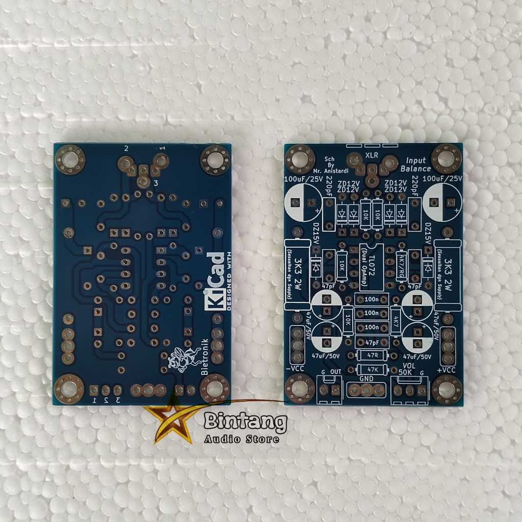 Jual PCB Input Balance Mono Dobel Layer FR4 Fiber | Shopee Indonesia